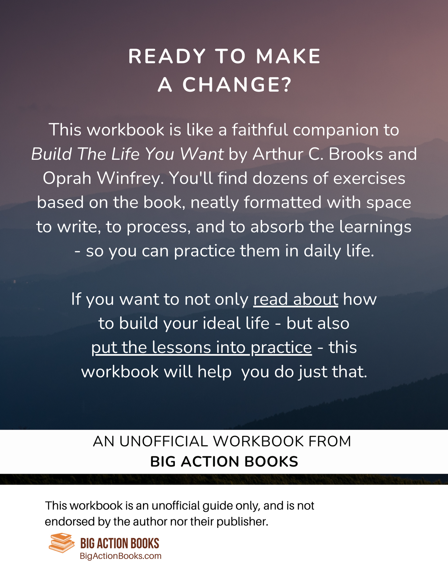 Workbook for Build the Life You Want by Arthur C. Brooks and Oprah Winfrey