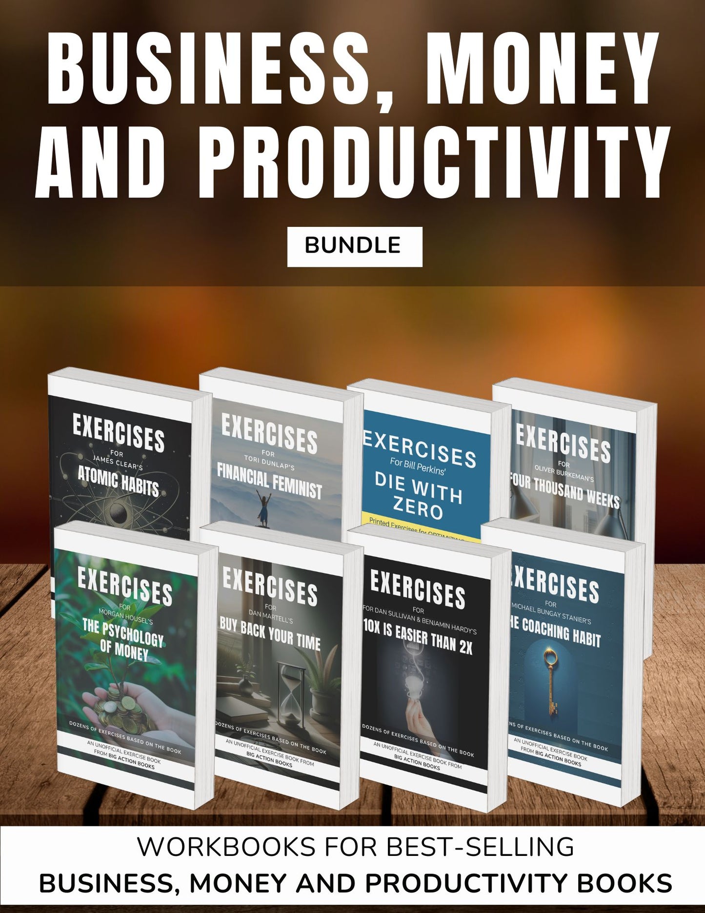 Business, Money and Productivity workbooks bundle