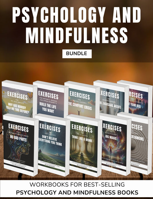 Psychology and Mindfulness Workbooks Bundle