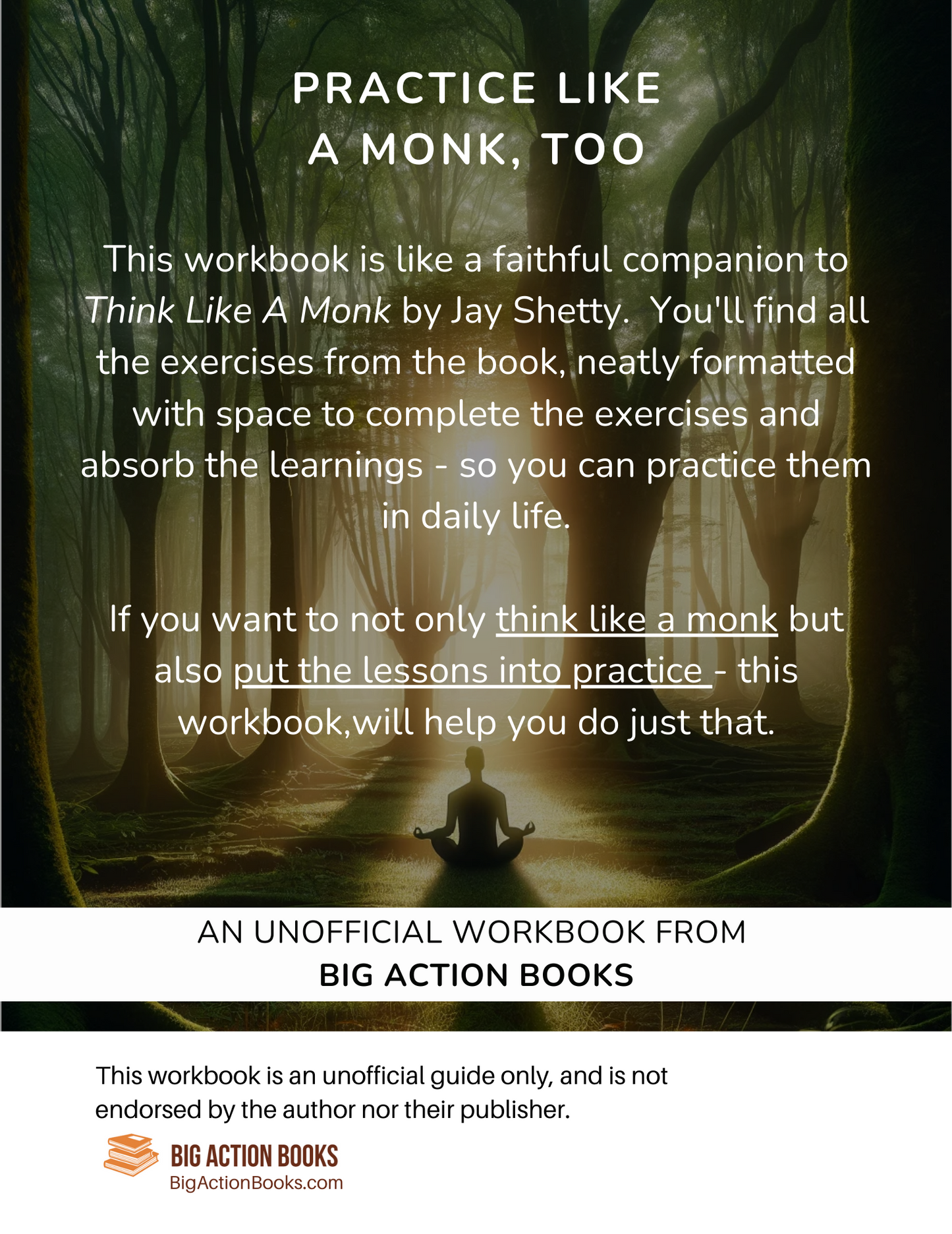 Workbook For Jay Shetty's Think Like A Monk